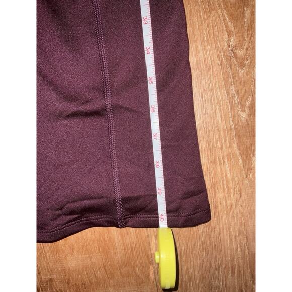 Victoria’s Secret PINK Burgundy Flare LEG Mid Rise Yoga Pant Leggings-SMALL - Picture 11 of 15